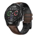 Black Ticwatch Pro X smart watch on wrist showing 47mm case and dual-layer display