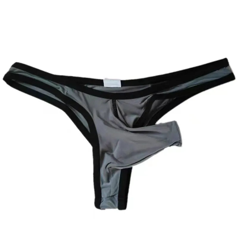 Men's Ice Silk underwear briefs with small nose elephant design in multiple colour options